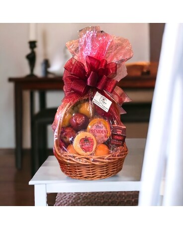 Deluxe Fruit & Gourmet Basket Gift Basket