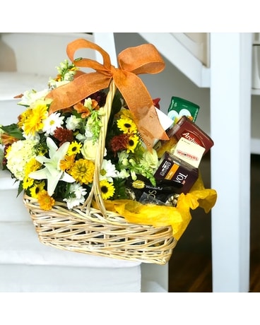 Flowers & Sweet Treats as a Gift Gift Basket