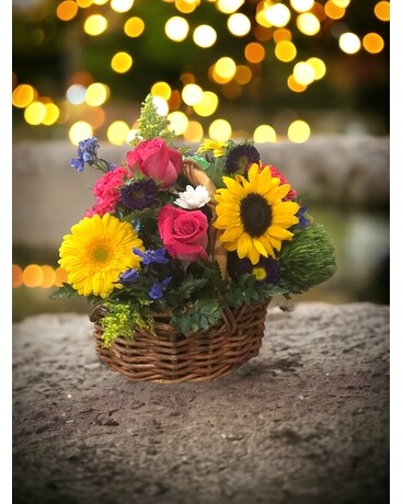Hello Basket Arrangement