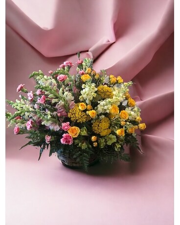 Victorian Love Basket Arrangement