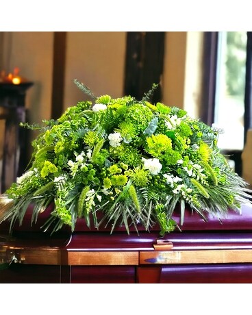 FF9 Funeral Casket Spray Flowers