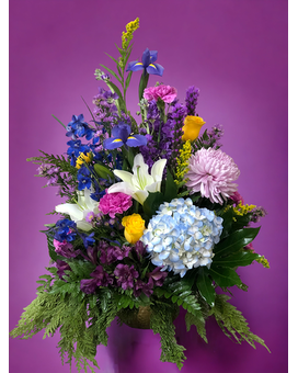 Exotic Spring Flower Arrangement