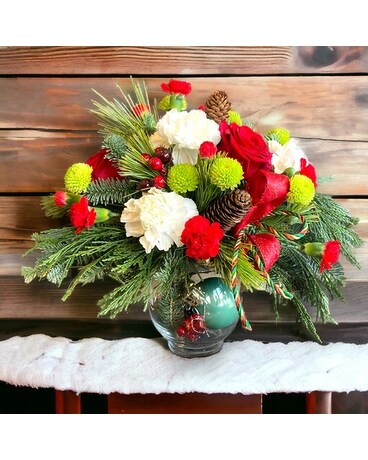 Christmas ornament Flower Arrangement