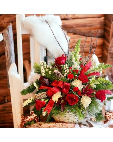 Basket of wishes Flower Arrangement