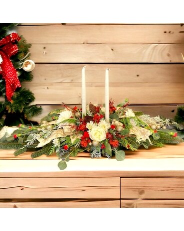Christmas centerpiece Flower Arrangement