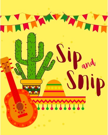 Moms & Margaritas Sip & Snip Custom product