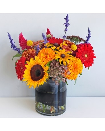 Autumn Sunset Flower Arrangement