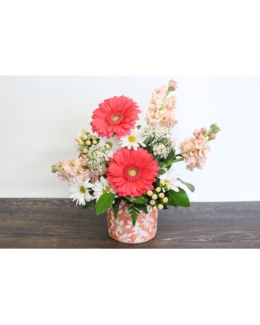 Peachy Keen Flower Arrangement