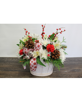 Basket of Cheer Flower Arrangement