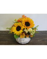 Standard size, 10 inches height and 10 inches wide.