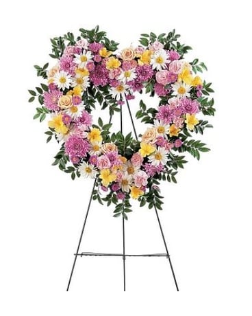 Loving Heart Tribute Wreath