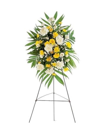 Golden Dawn Spray Wreath