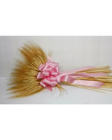 Sheaf of Wheat Funeral Casket Spray Flowers