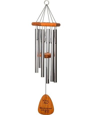 Silver Sympathy Windchime - Large Custom product