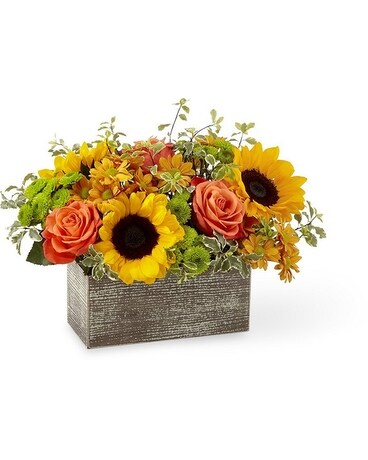 Garden Gathered Centerpiece Flower Arrangement