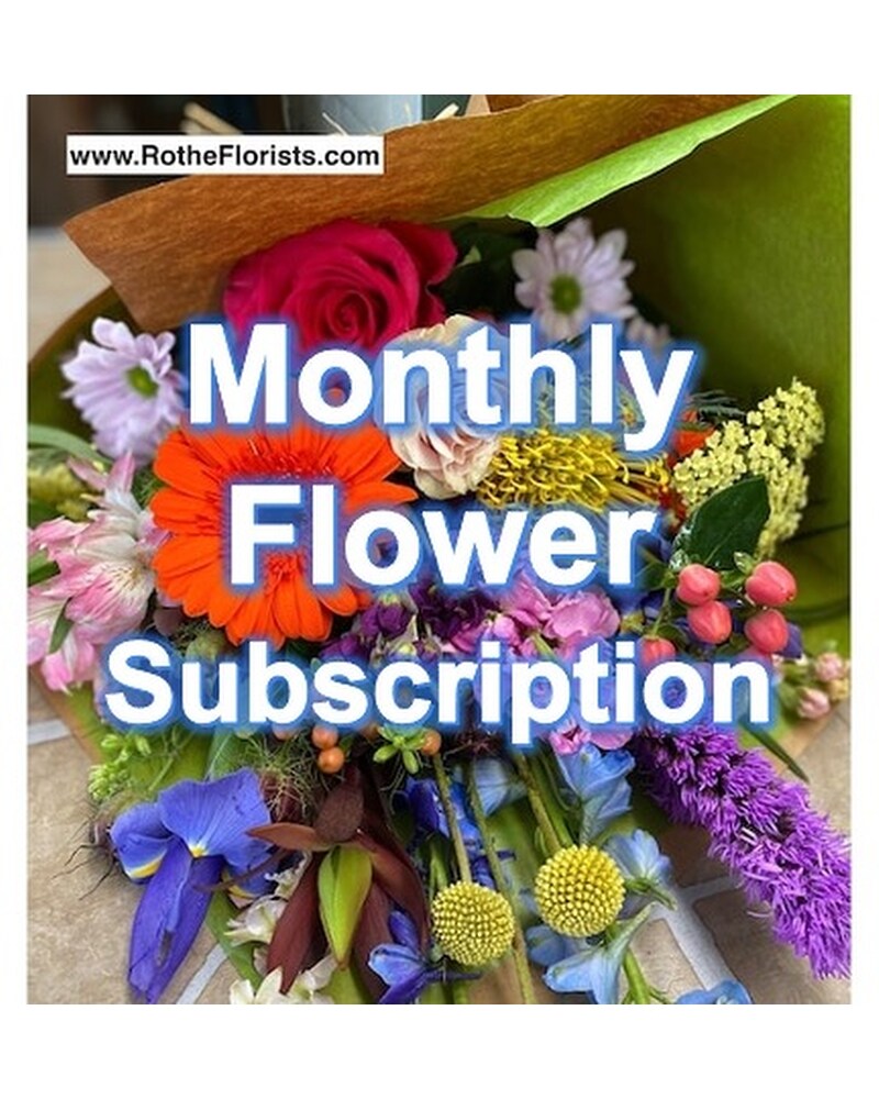 Monthly flower delivery sales