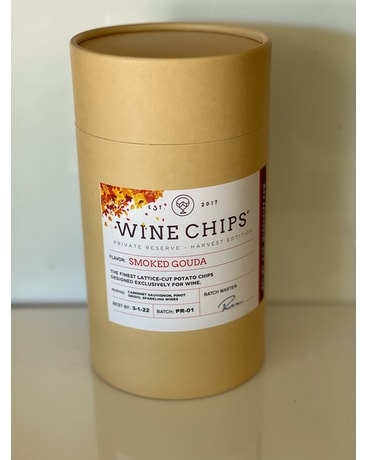 Wine Chips – Smoked Gouda Flower Arrangement