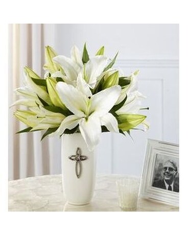 Faithful Blessings To You Flower Arrangement
