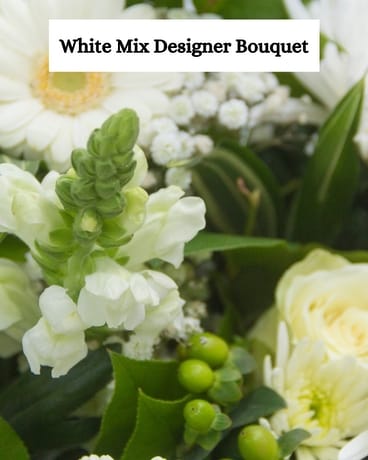 Designer's Choice White Mix Flower Arrangement