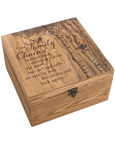 Family Chain Keepsake Memory Box Gifts