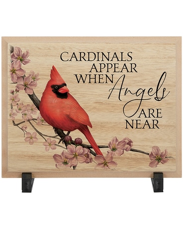 Cardinals Appear Table Plaque Gifts