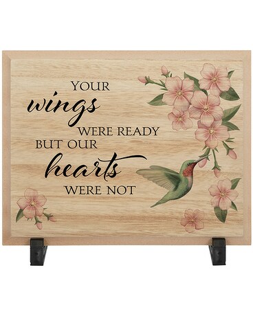 Wings Table Plaque Gifts