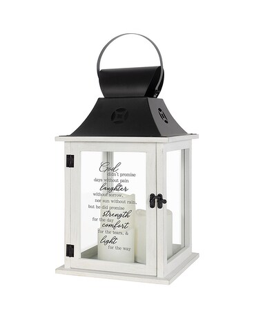 God Didn't Promise 3 Pillar Candle Lantern Gifts