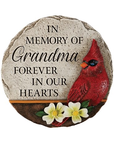 Grandma Cardinal Memorial Mini Garden Stone Gifts