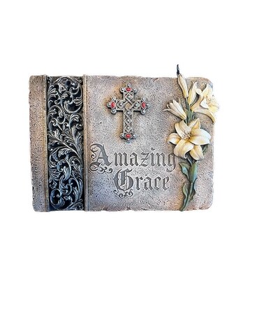 Amazing Grace Plaque Flower Arrangement