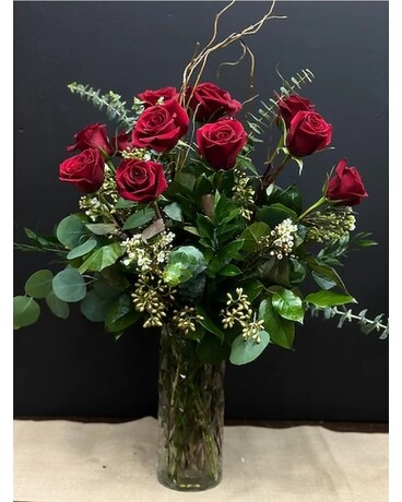 邦楽 DOZEN ROSES Dozen Roses Vased -RRX/CRX01 in Germantown TN - Holliday