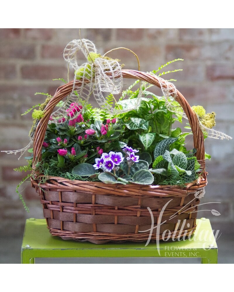 European Garden Basket 011 in Memphis TN - Holliday Flowers, Inc.