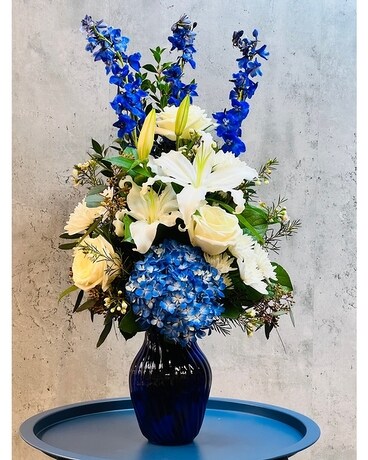Blue Skies Funeral Arrangement