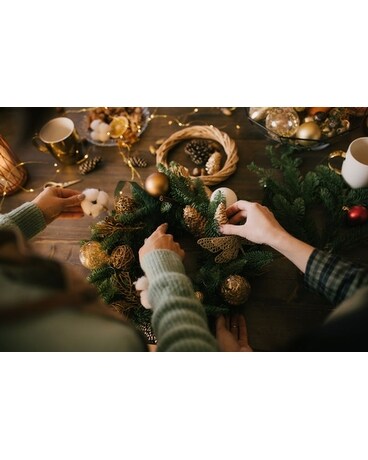Customer Designed Holiday Wreath Wreath