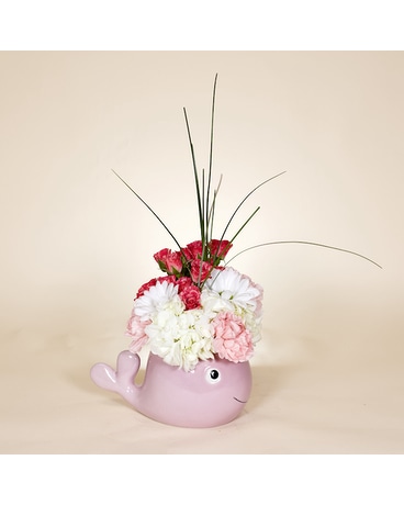 McShan Pink Whale Bouquet Flower Arrangement