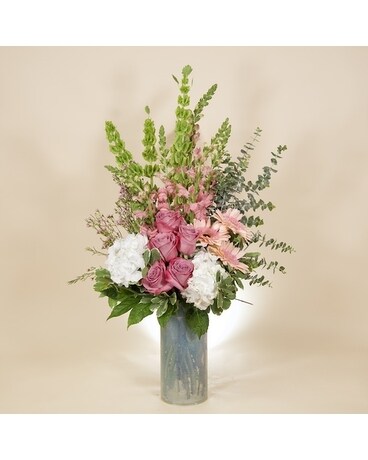 McShan Pink Crystal Bouquet Flower Arrangement