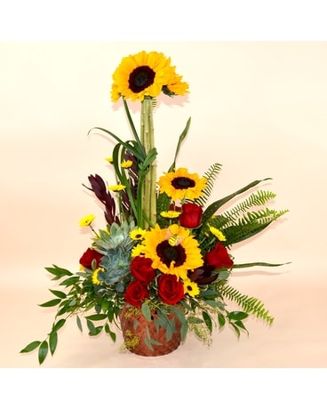 McShan Modern Sun Bouquet Flower Arrangement