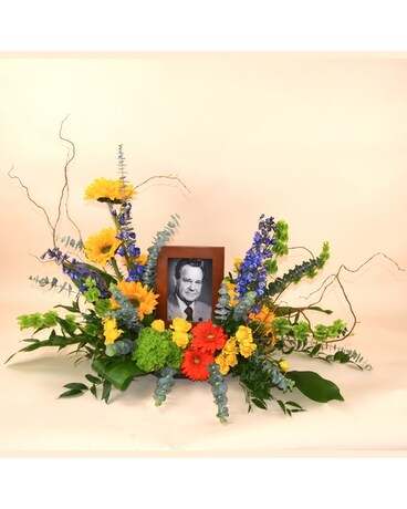 McShan In Remembrance Floral Surround Funeral Arrangement