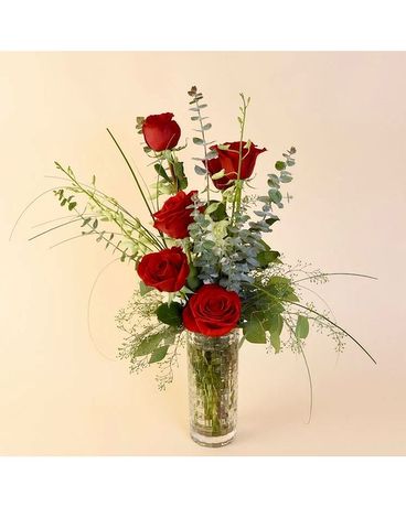 McShan Roses & Orchids Flower Arrangement