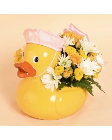 Ducky Delight - Girl Flower Arrangement
