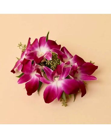 McShan Purple Dendrobium Corsage Flower Arrangement