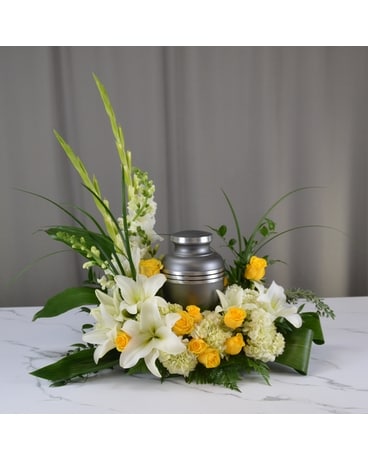 McShan With Honor Floral Surround Funeral Arrangement