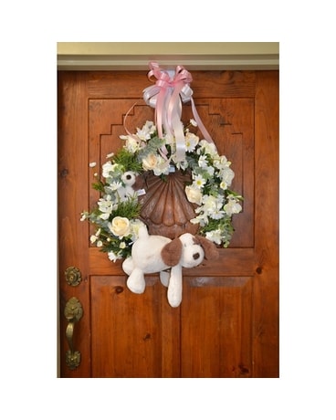 McShan Baby Door Wreath Boy Wreath