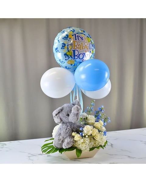 Baby Boy Flowers McShan Welcome Baby Boy Bouquet In Dallas