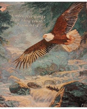 Under His Wings Shalt Thou Trust Throw Gifts