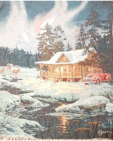 Winter Cabin Throw Gifts
