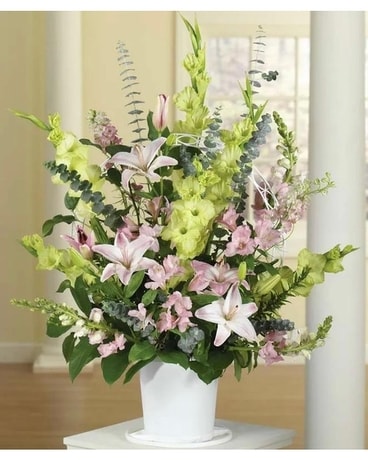 Custom Sympathy Flower Arrangement