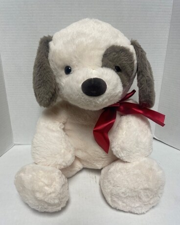 Plush Dog Flower Arrangement