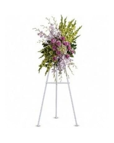 Heavenly Sentiments Spray Flower Arrangement