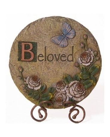 Beloved Plaque Flower Arrangement