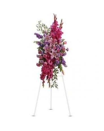 Touching Tribute Spray Flower Arrangement